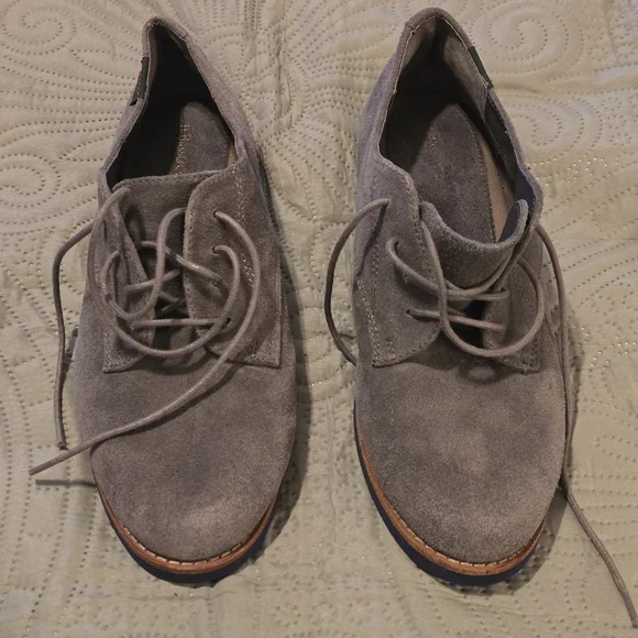 GH Bass & Company Women's 9.5 Size Shoe Oxford.Gray EUC - Picture 2 of 9